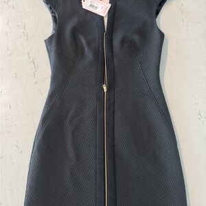 Ted Baker Black Sleeveless Sheath Mini